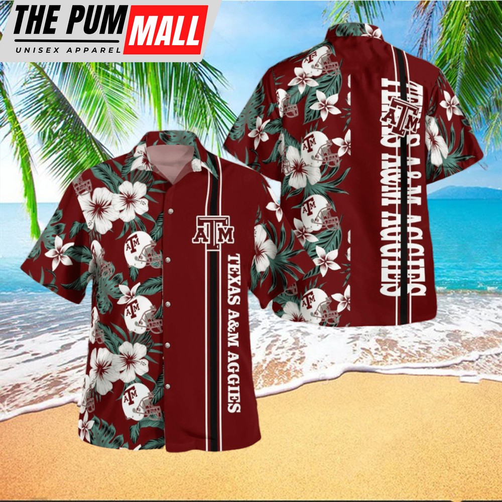 Texas Hawaiian Shirt, Texas A m Aggies Hawaiian Shirt Summer Gift