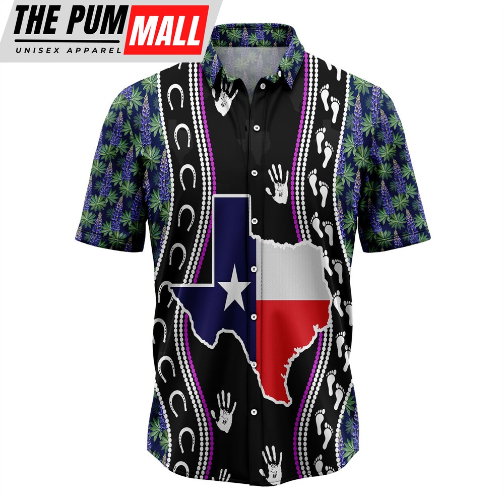 Texas Hawaiian Shirt, Texas Bluebonnet Awesome TY0408 Hawaiian Shirt