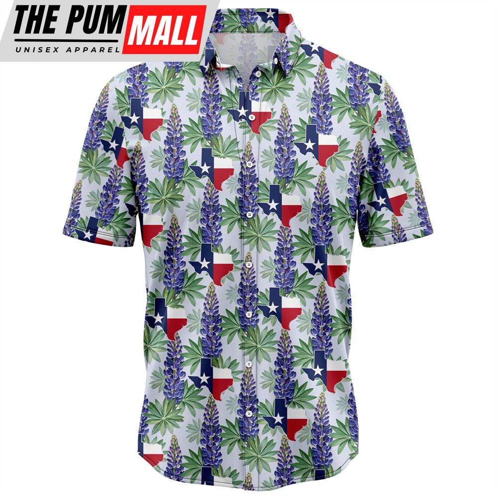 Texas Hawaiian Shirt, Texas Bluebonnet H1712 Hawaiian Shirt