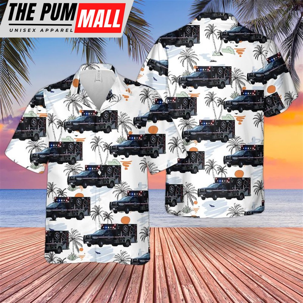 Texas Hawaiian Shirt, Texas Harris County Emergency Corps Hawaiian Shirt