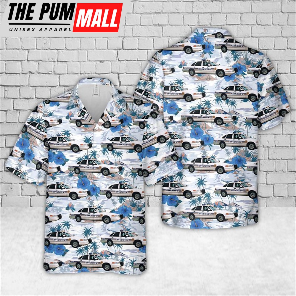 Texas Hawaiian Shirt, Texas Harris County Sheriff Hawaiian Shirt