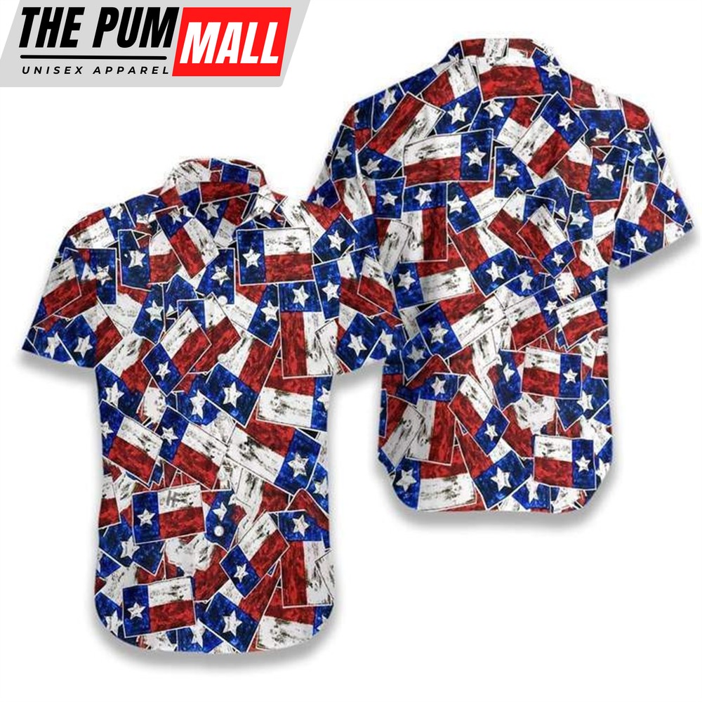 Texas Hawaiian Shirt, Texas Pattern 3D All Over Printed Hawaiian Shirt Unique Beach Shirt