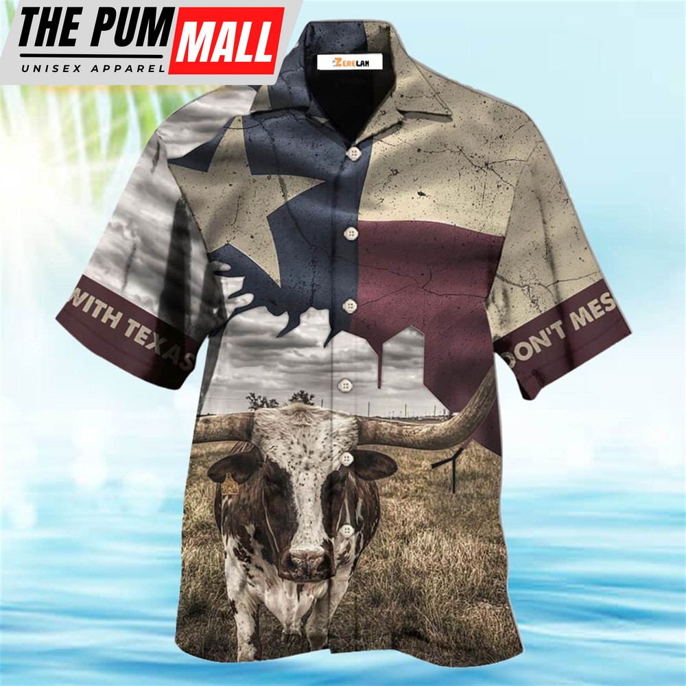 Texas Hawaiian Shirt, Texas Peace Life Cows Style Hawaiian Shirt