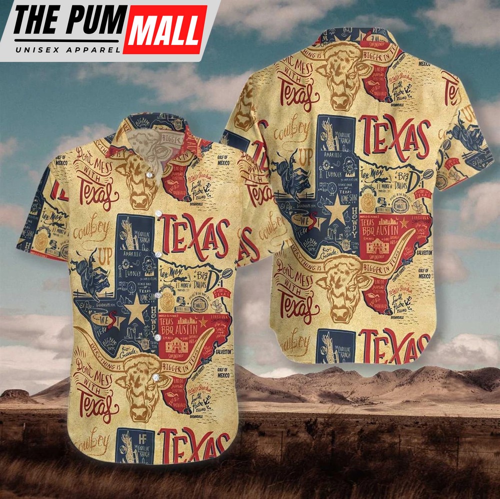 Texas Hawaiian Shirt, Texas Proud Hawaiian Shirt