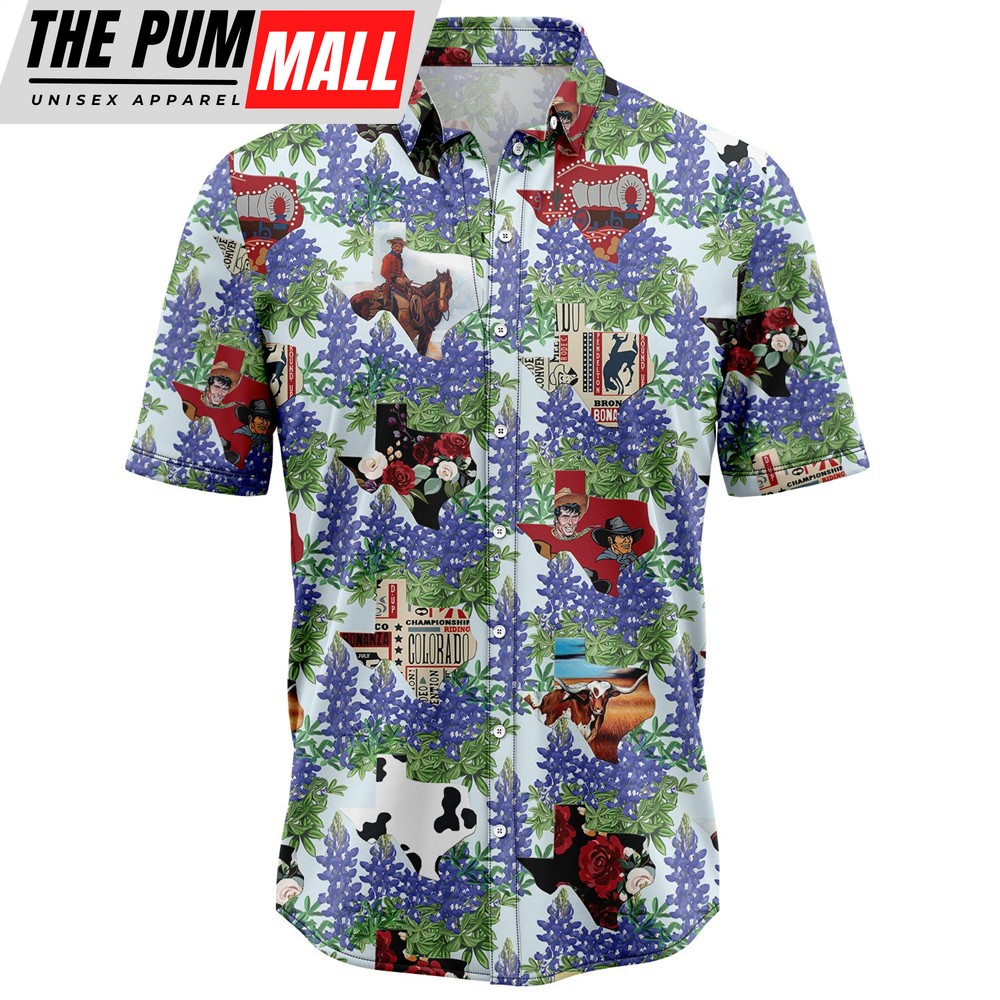 Texas Hawaiian Shirt, Texas Things Bluebonnet G5710 Hawaiian Shirt