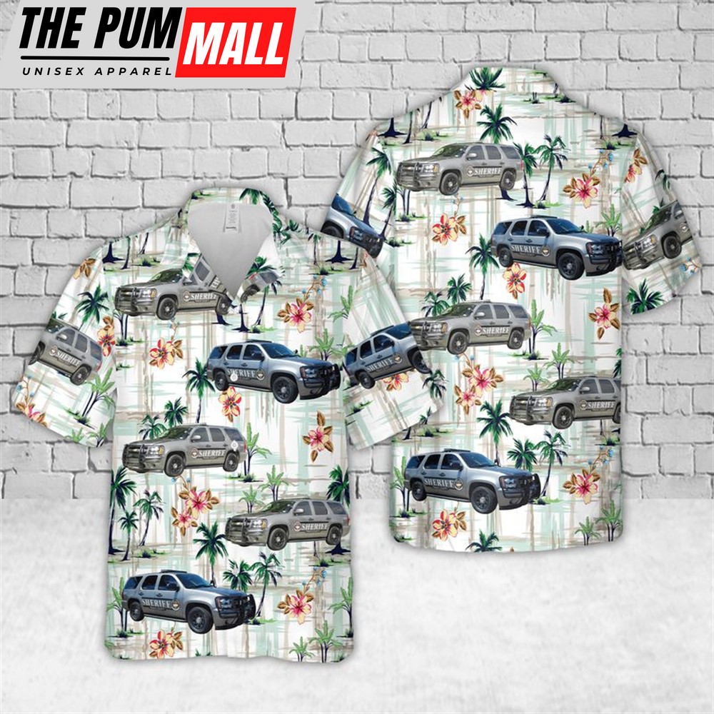 Texas Hawaiian Shirt, Texas Travis County Sheriff Hawaiian Shirt