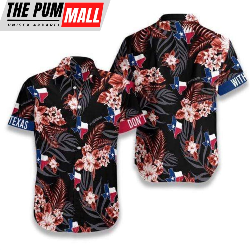 Texas Hawaiian Shirt, TexaShirt American Hawaiian Aloha Shirt