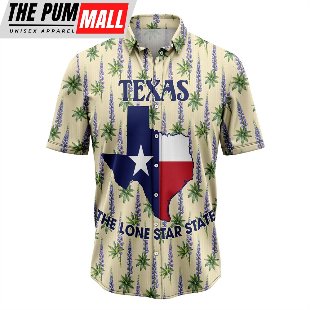 Texas Hawaiian Shirt, The Lone Star State Texas H237009 Hawaiian Shirt