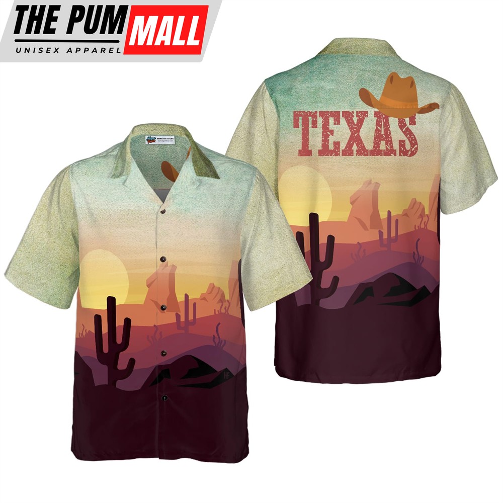 Texas Hawaiian Shirt, Vintage Texas Hawaiian Shirts