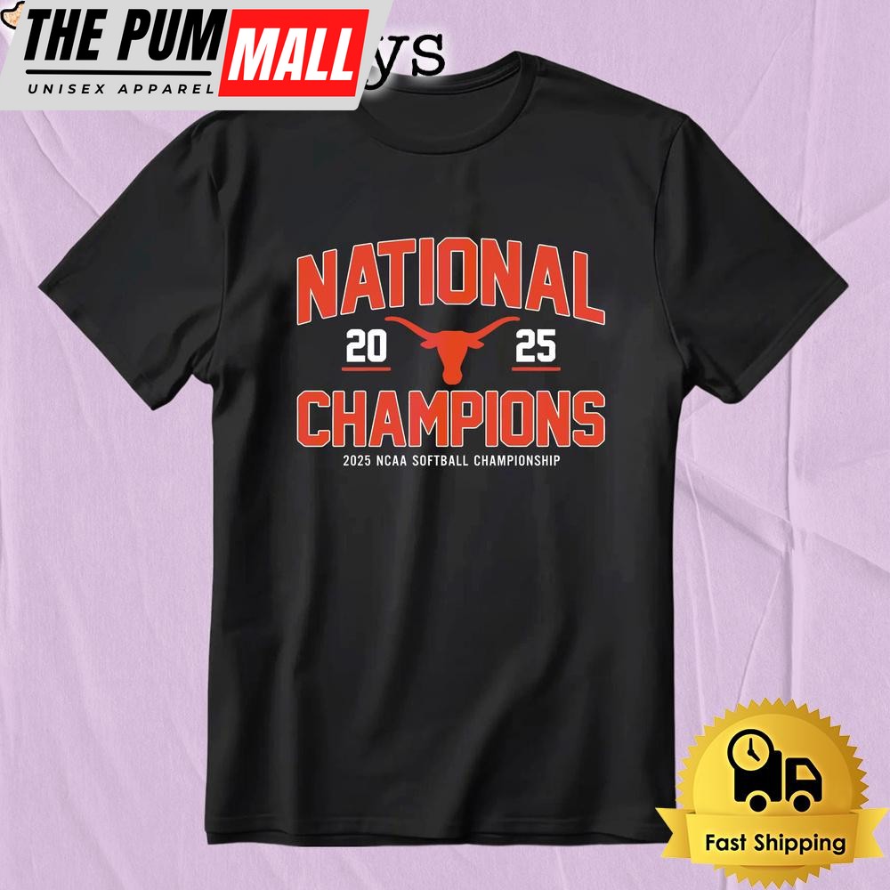 Texas Longhorns Softball 2025 National Champions Vintage Graphic T-Shirt