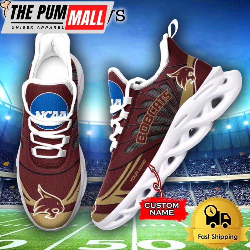 Texas State Bobcats NCAA Custom Max Soul Shoes Sneakers
