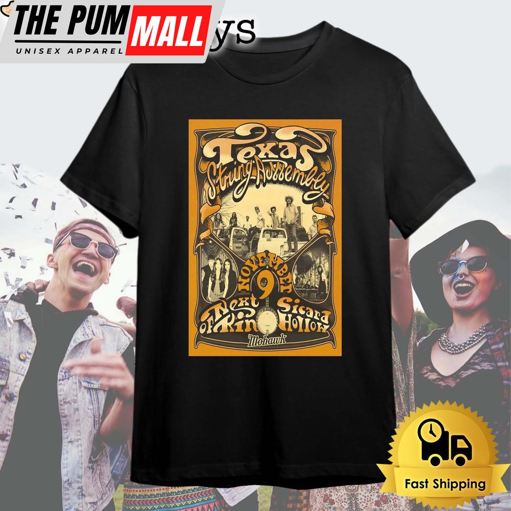 Texas String Assembly Tour At Spiderhouse Ballroom Austin, TX Nov 9 2024 T Shirt