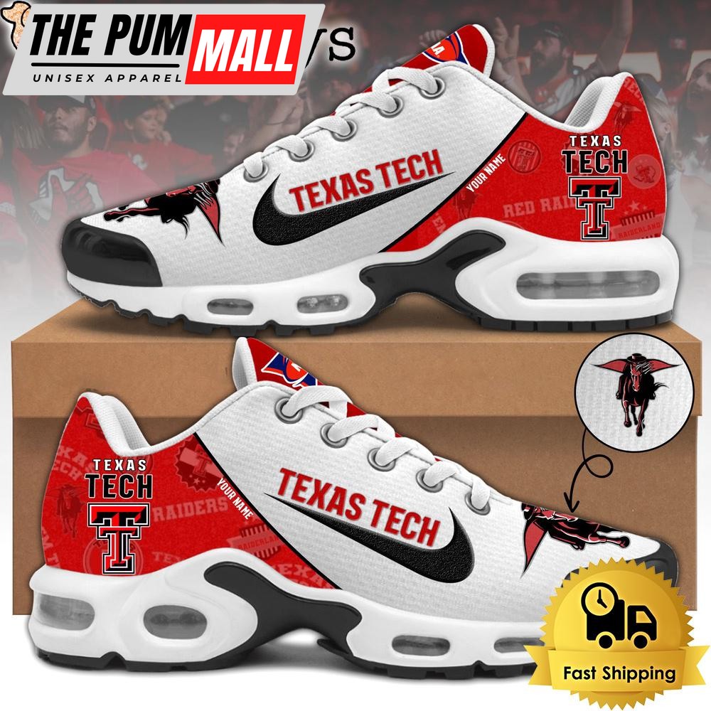 Texas Tech Football Mascot Symbol Custom Air Max Plus Shoes