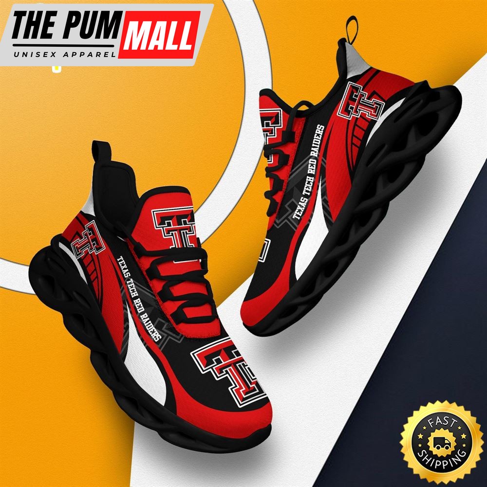 Texas Tech Red Raiders Sneakers Max Soul Trending Summer