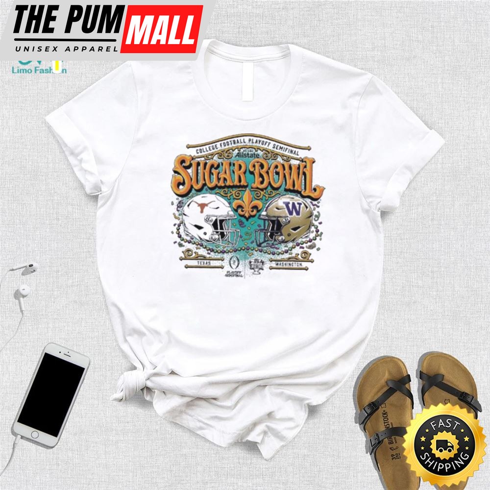 Texas Vs Washington College Football Playoff 2025 Sugar Bowl Head To Head Shirt