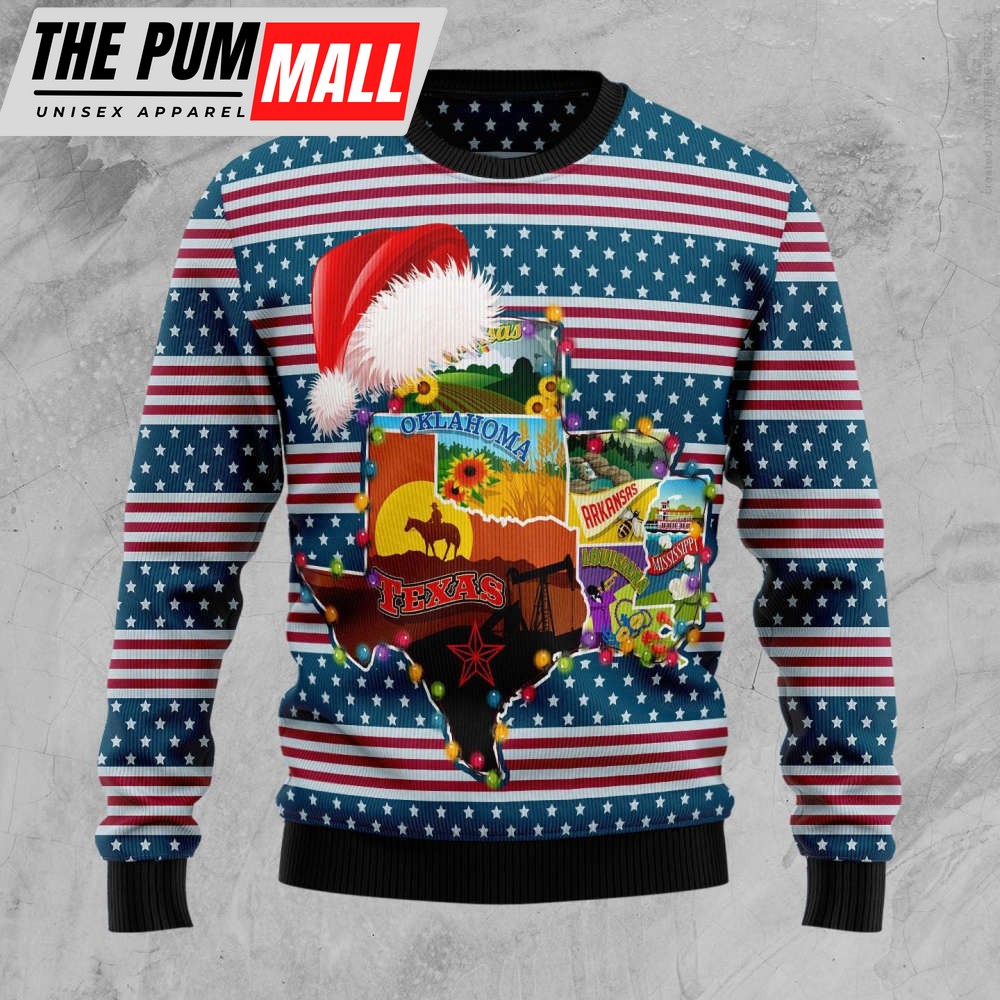 Texas Xmas D0610 Ugly Christmas Sweater – Best Gift For Christmas