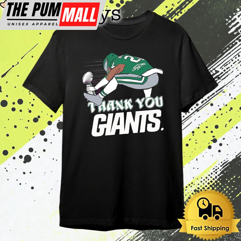 Thank You Giants Saquon Barkley Super Bowl T Shirt