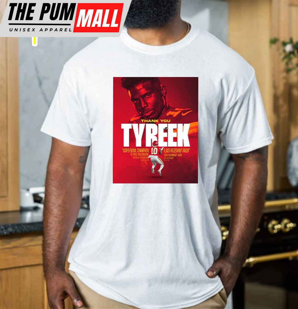 Thank You Tyreek Hill Kansas City Chiefs T-Shirt