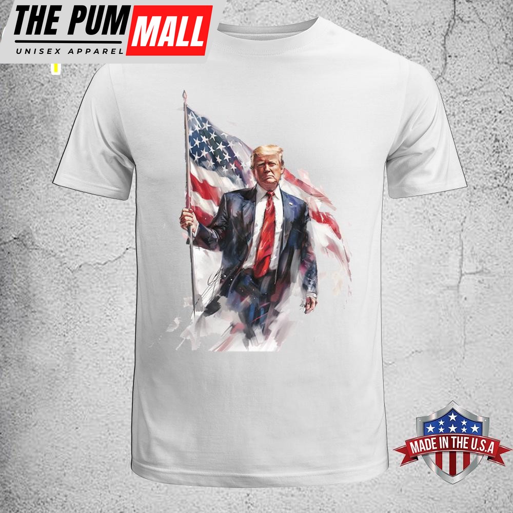 Thanks President Donald Trump USA Flag Unisex T-Shirt
