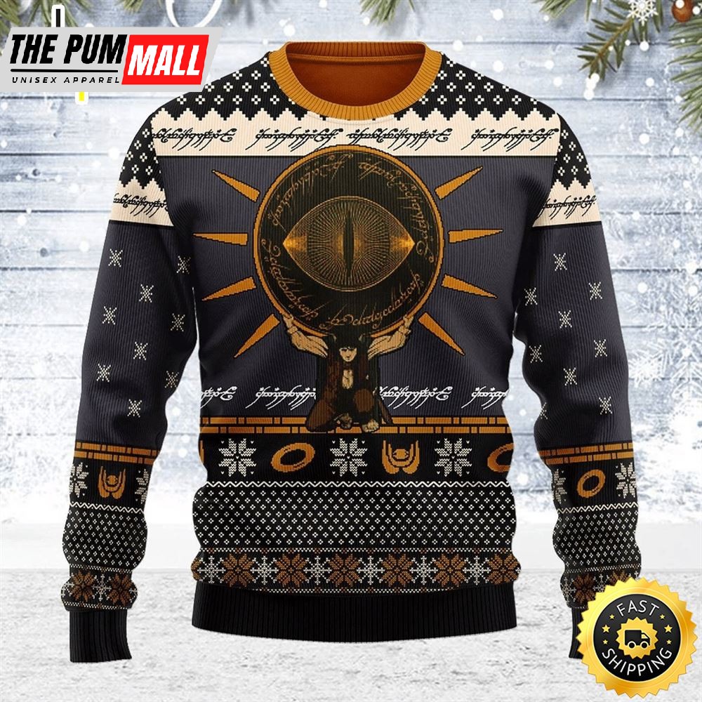 Thanksgiving Sweater Ugly Eyes Woolen