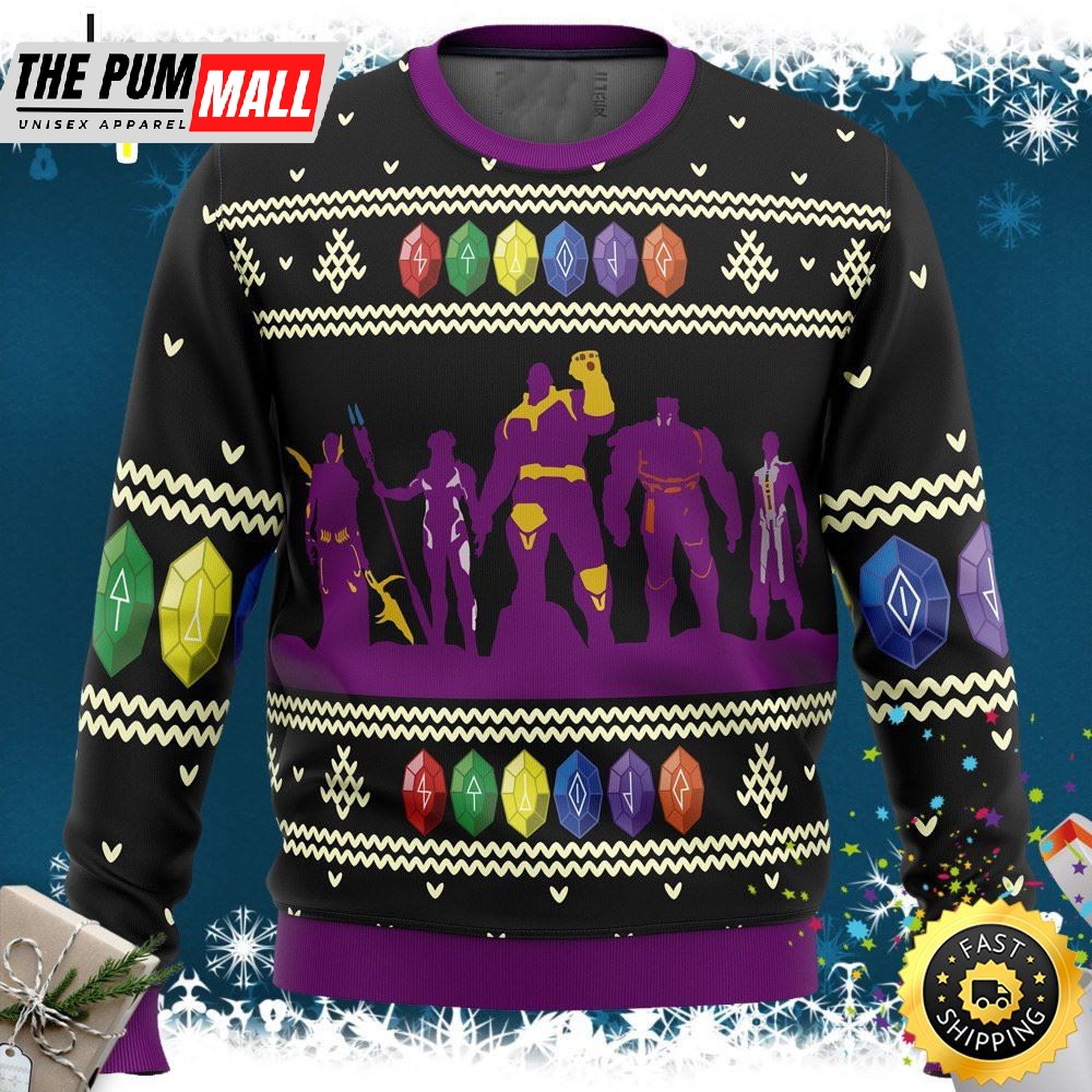 Thanos Marvel Ugly Christmas Marvel Christmas Sweater