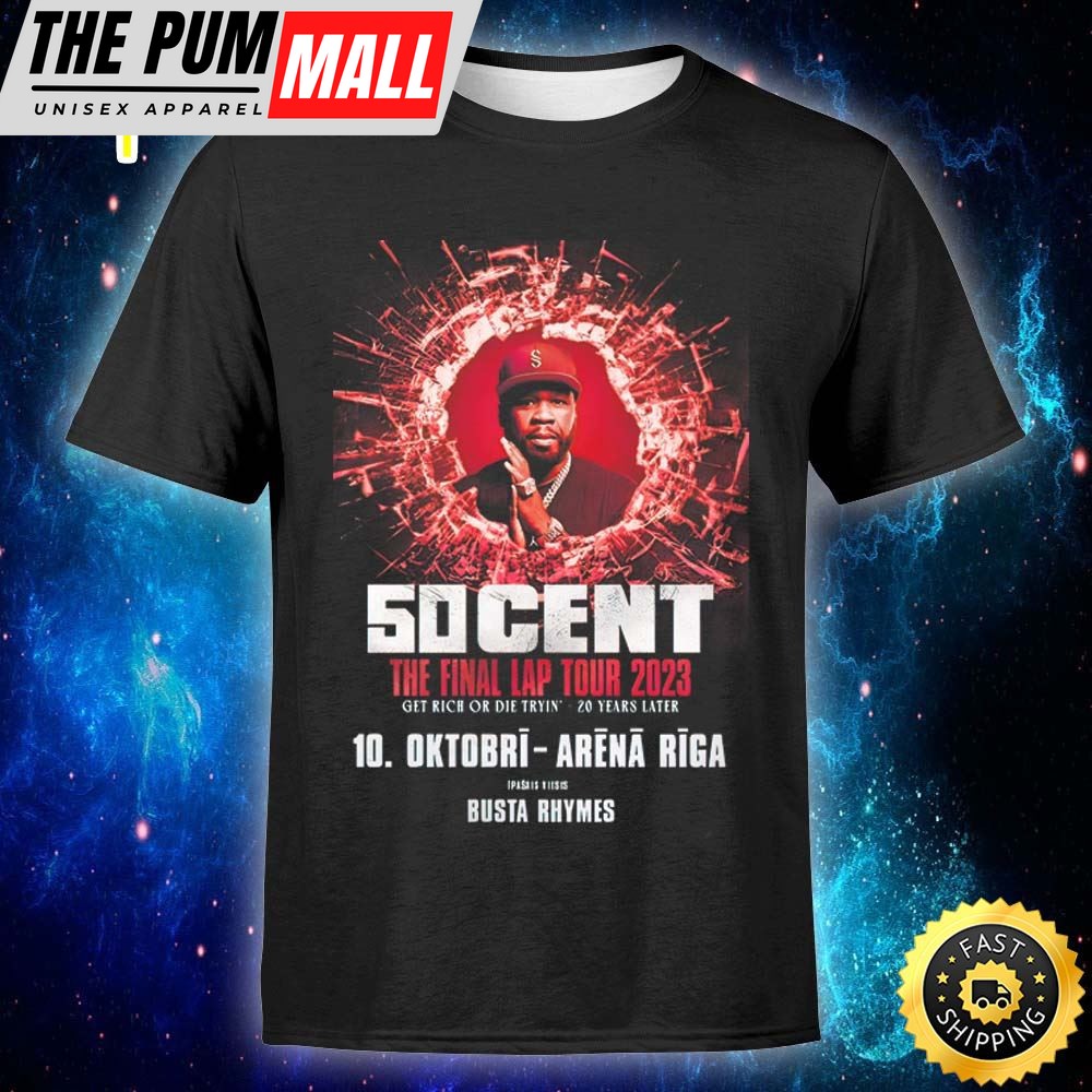 The 50 Cent The Final Lap Tour 2025 Oct 10 Unisex T-shirt