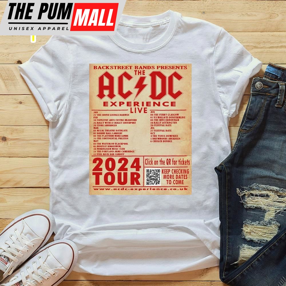 The Ac-Dc 2025 Tour Announced Unisex T-Shirt