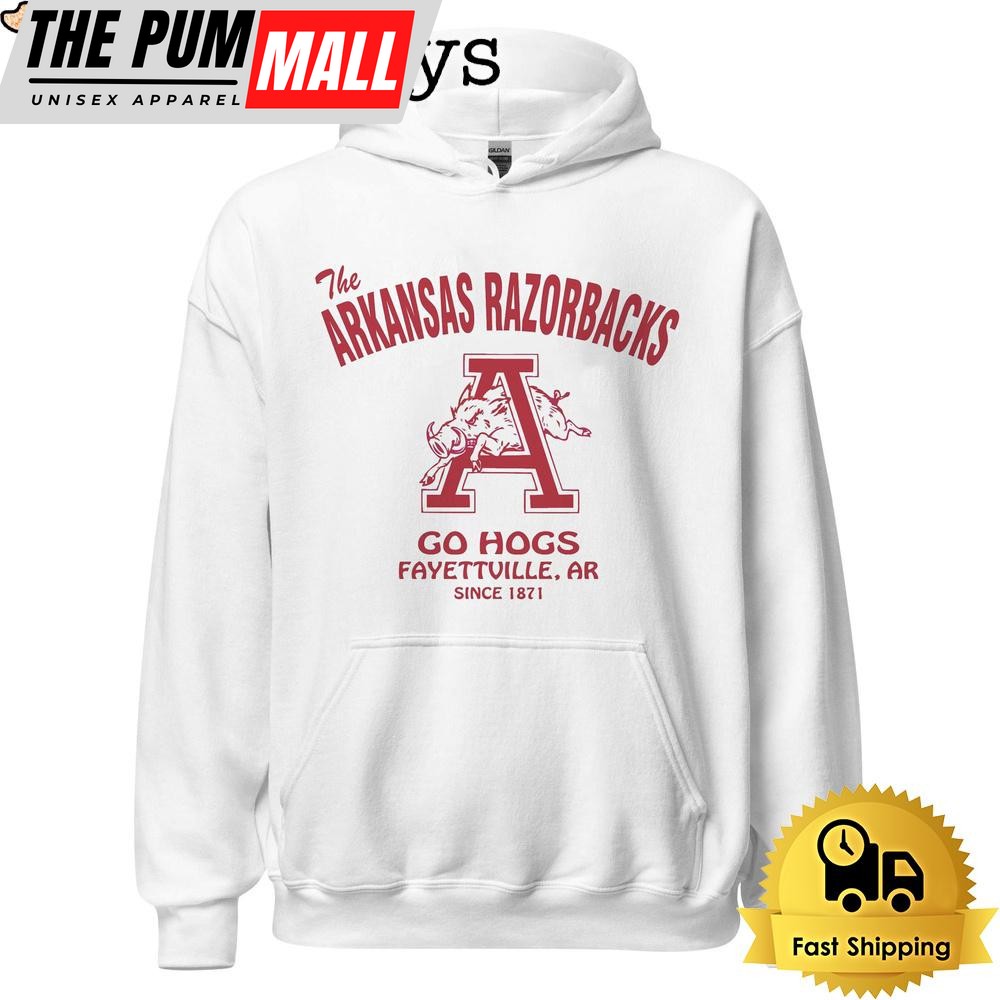 the-arkansas-razorbacks-football-go-hogs-t-shirt-ar40yqy0 The Arkansas Razorbacks Football Go Hogs T Shirt