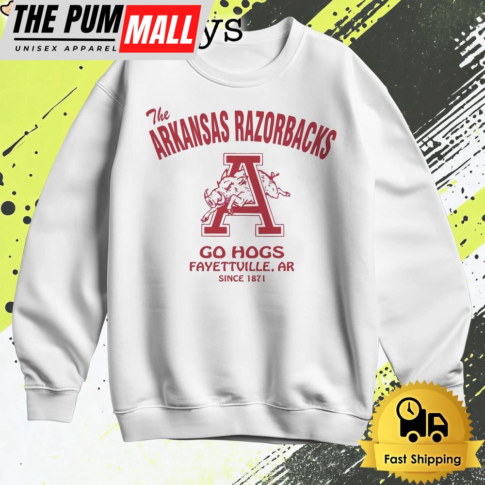 the-arkansas-razorbacks-football-go-hogs-t-shirt-ar40yqy0 The Arkansas Razorbacks Football Go Hogs T Shirt