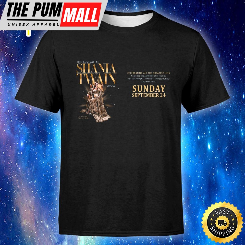 The Australian Shania Twain Show 2025 Unisex T-shirt