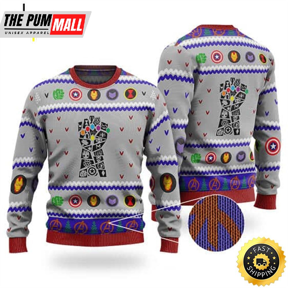 The Avengers Infinity Gauntlet Xmas Sweater