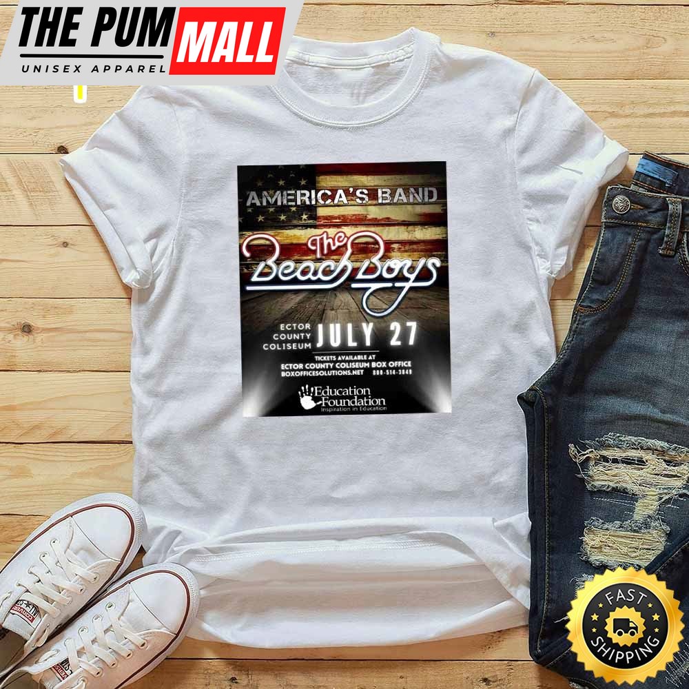 The Beach Boys Nashville Tour 2025 White T-Shirt