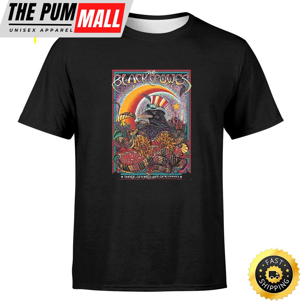 The Black Crowes Three Snakes And One Charm Songs Tour 2025 Unisex T-shirt