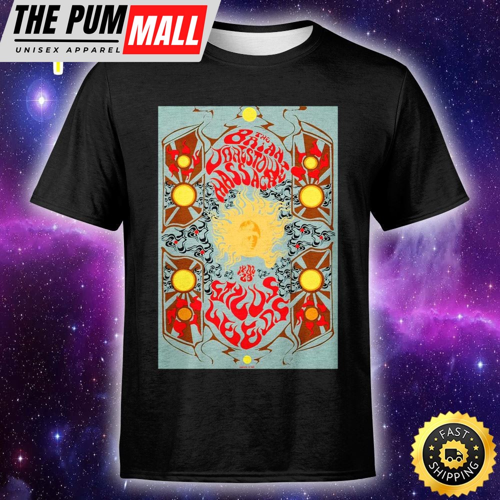 The Brian Jonestown Massacre Leeds Gig Poster Limited Edition Unisex Tshirt