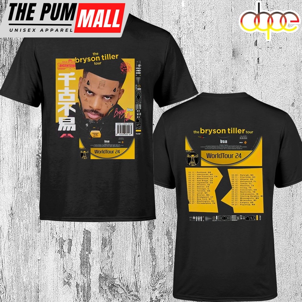 The Bryson Tiller 2025 Tour Unisex T-Shirt