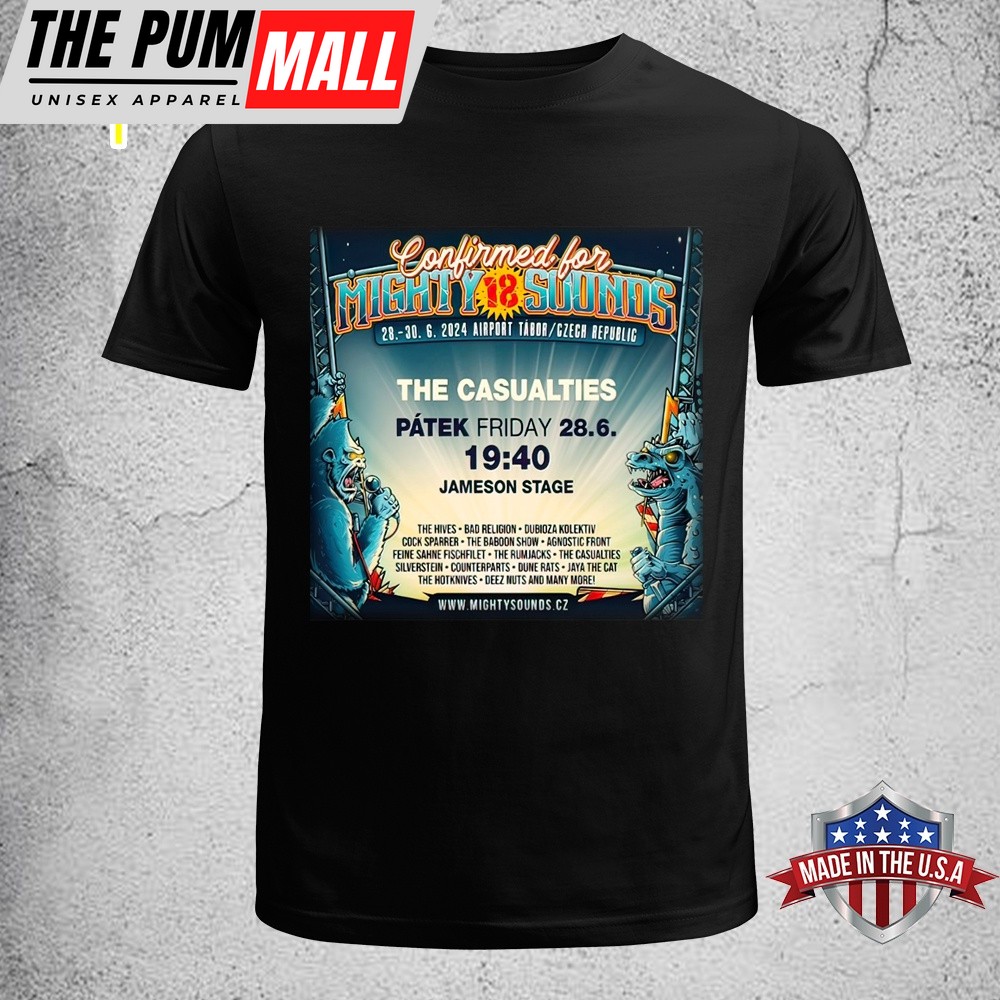 The Casualties Confirmed For Mighty 18 Sounds Unisex T-Shirt
