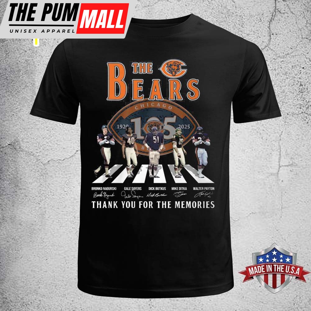 The Chicago Bears Thank You For The Memories T-Shirt