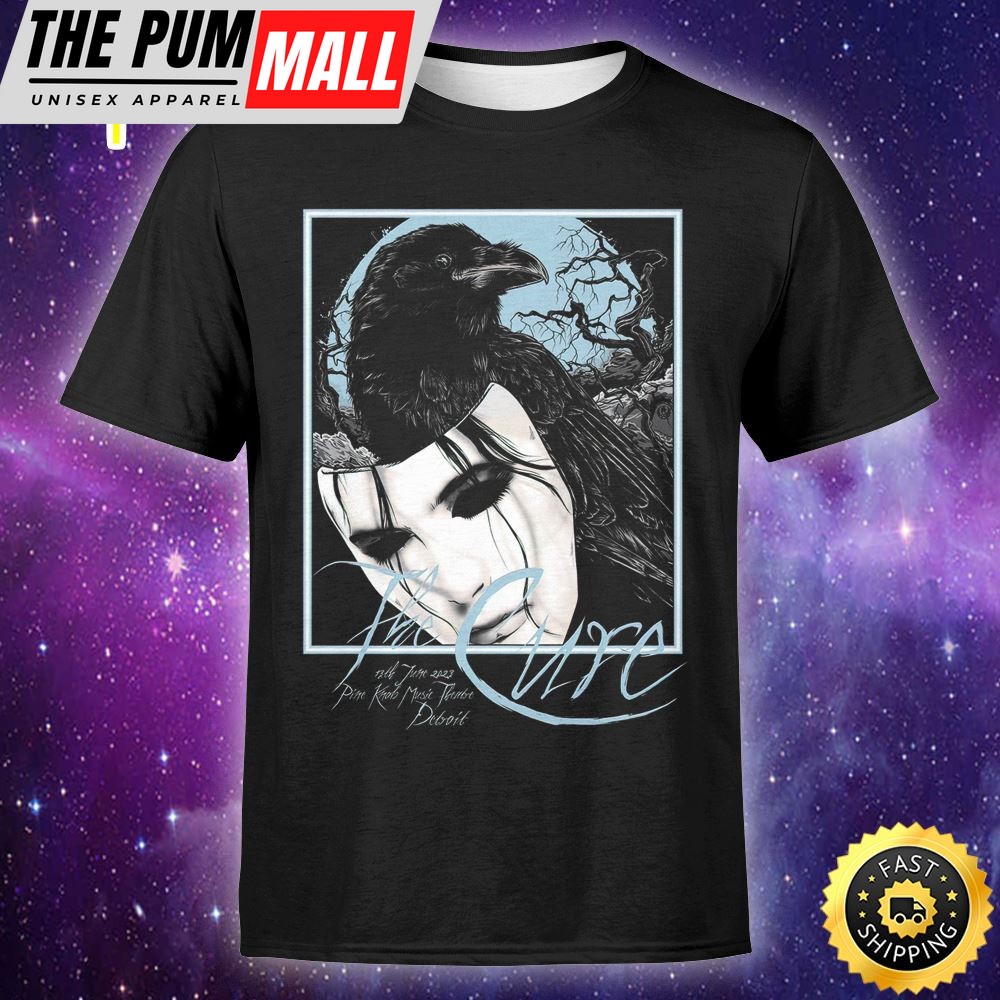 The Cure Detroit June 12 Tour 2025 Second Unisex Tshirt