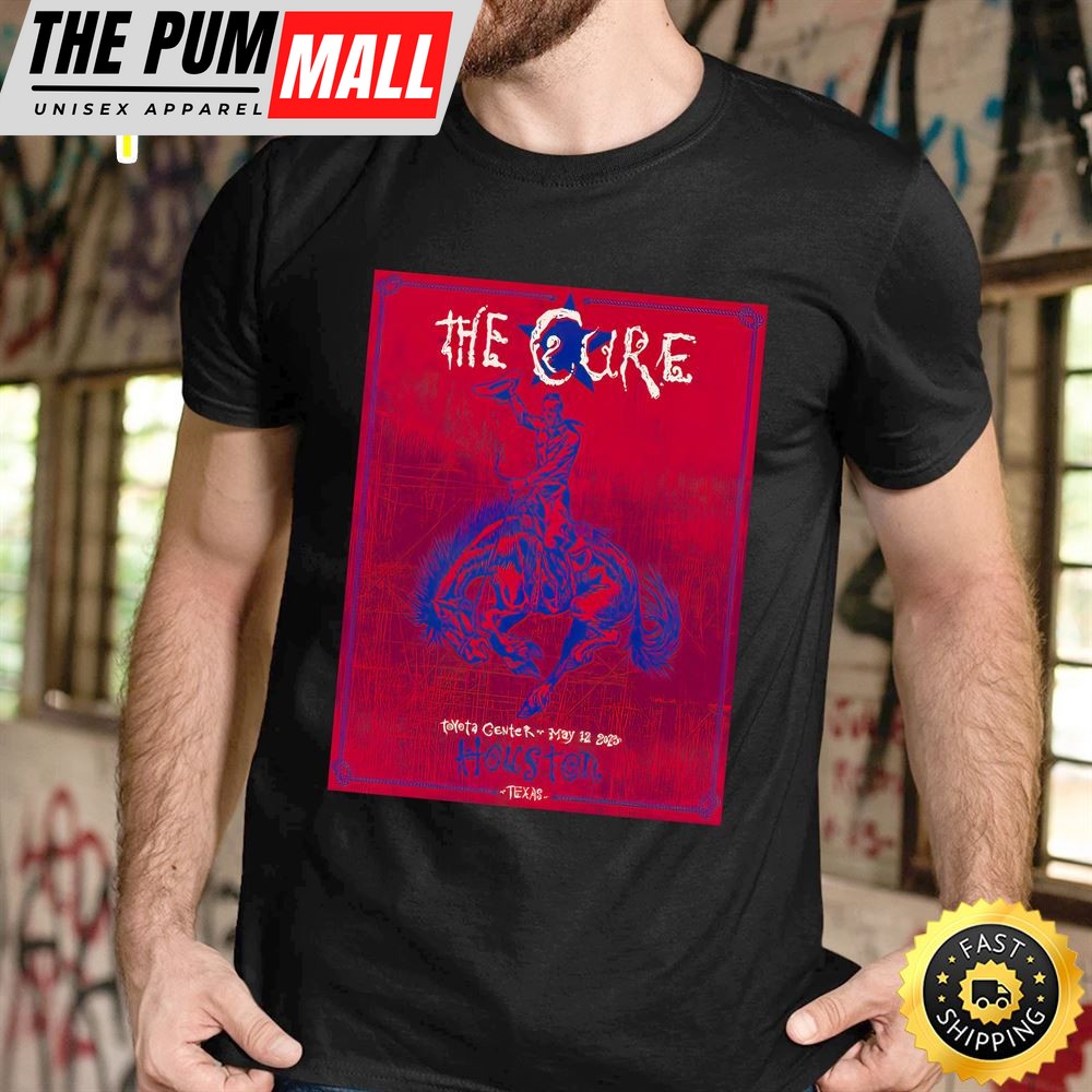The Cure Houston May 12 Tour 2025 Second Edition Unisex Tshirt
