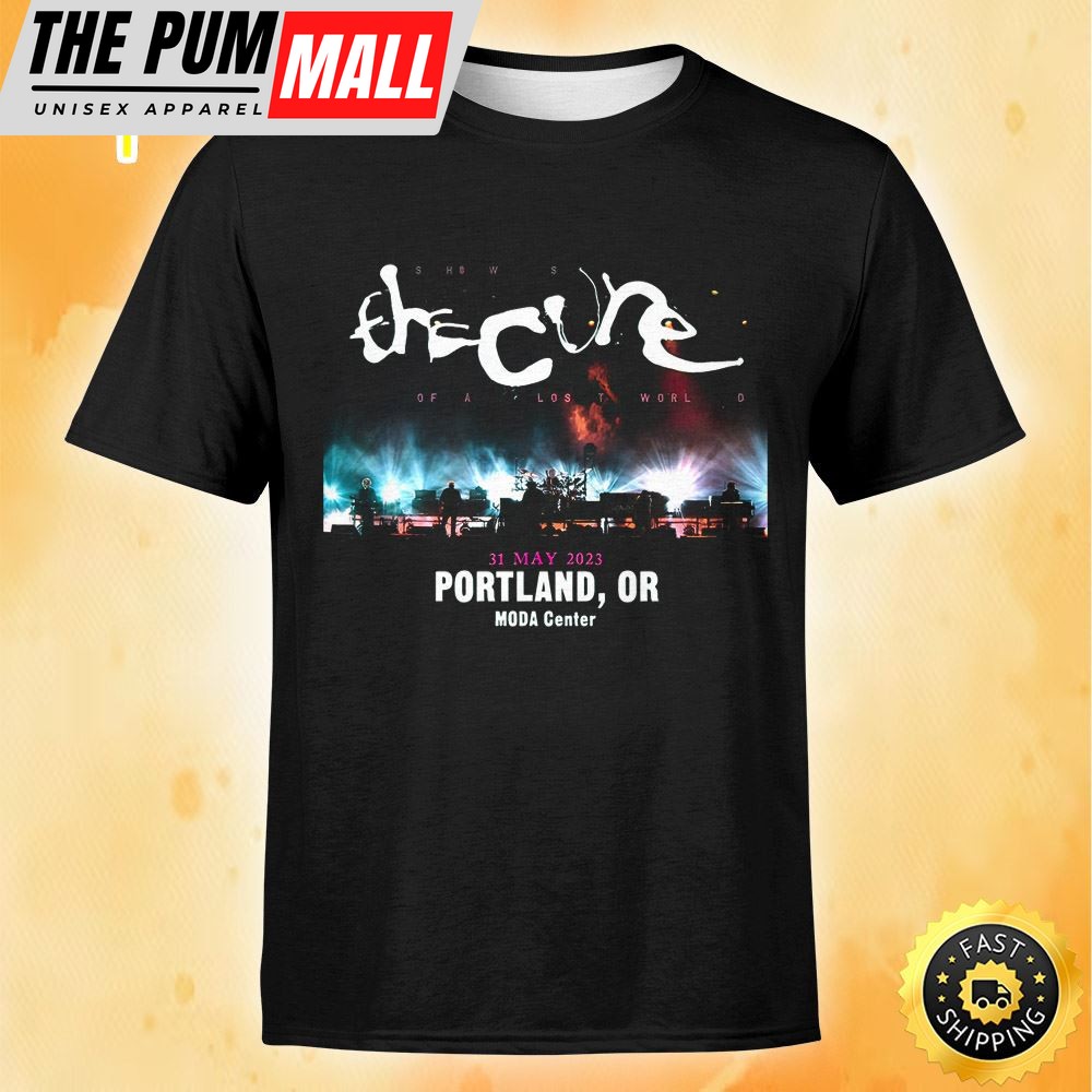The Cure New Tour 2025 Music Black Unisex Tshirt