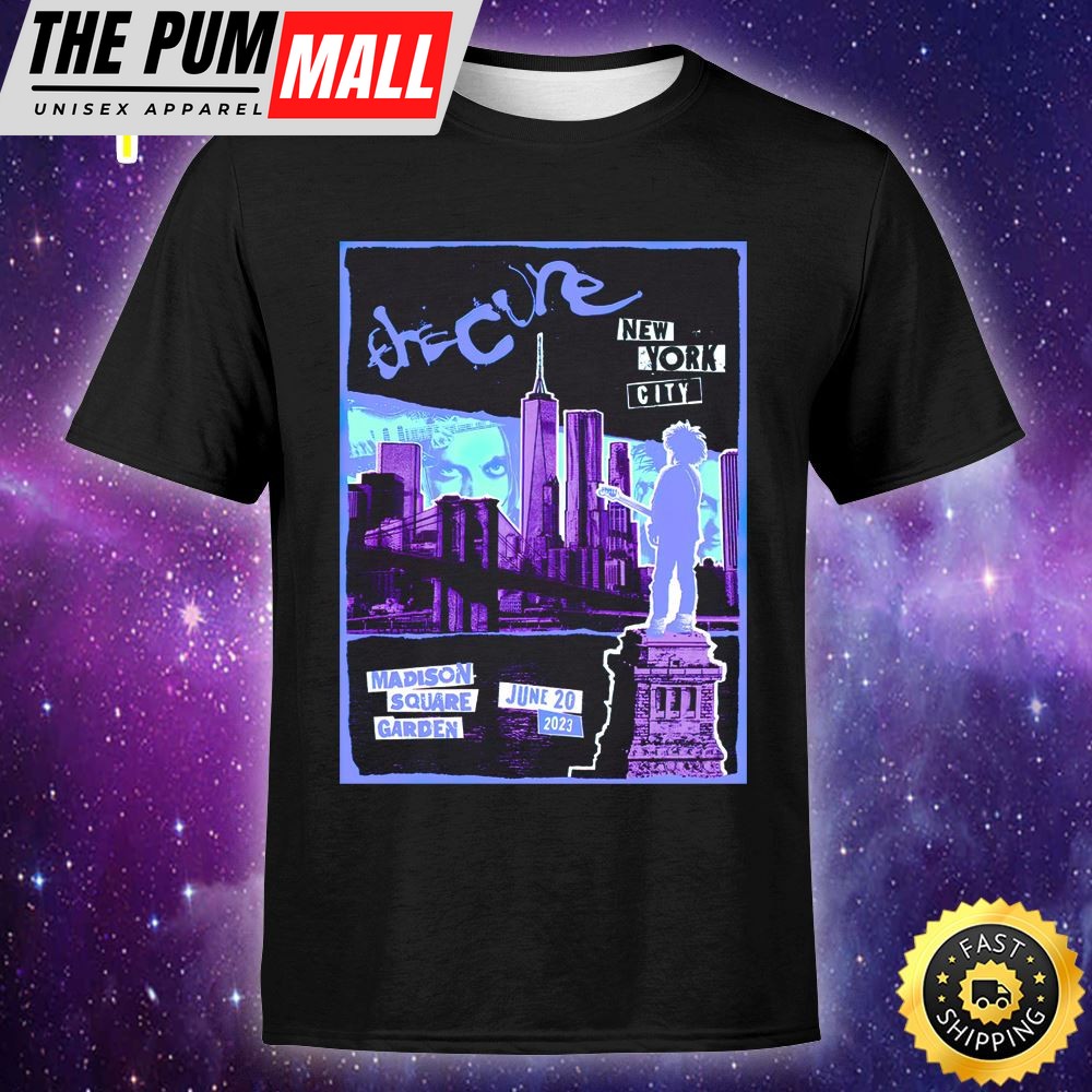 The Cure New York City June 20, 2025 Second Edition Unisex Tshirt