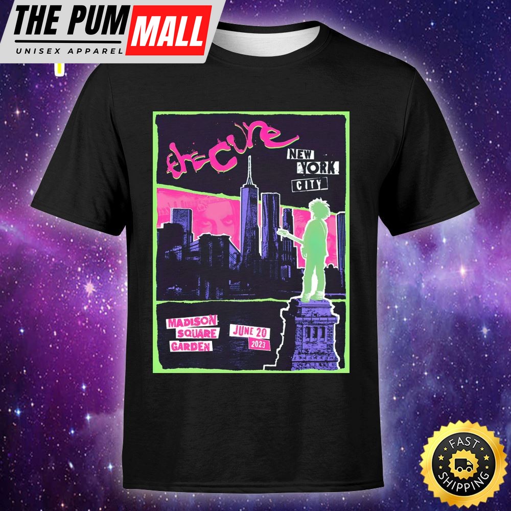 The Cure New York City June 20 Tour 2025 First Unisex Tshirt