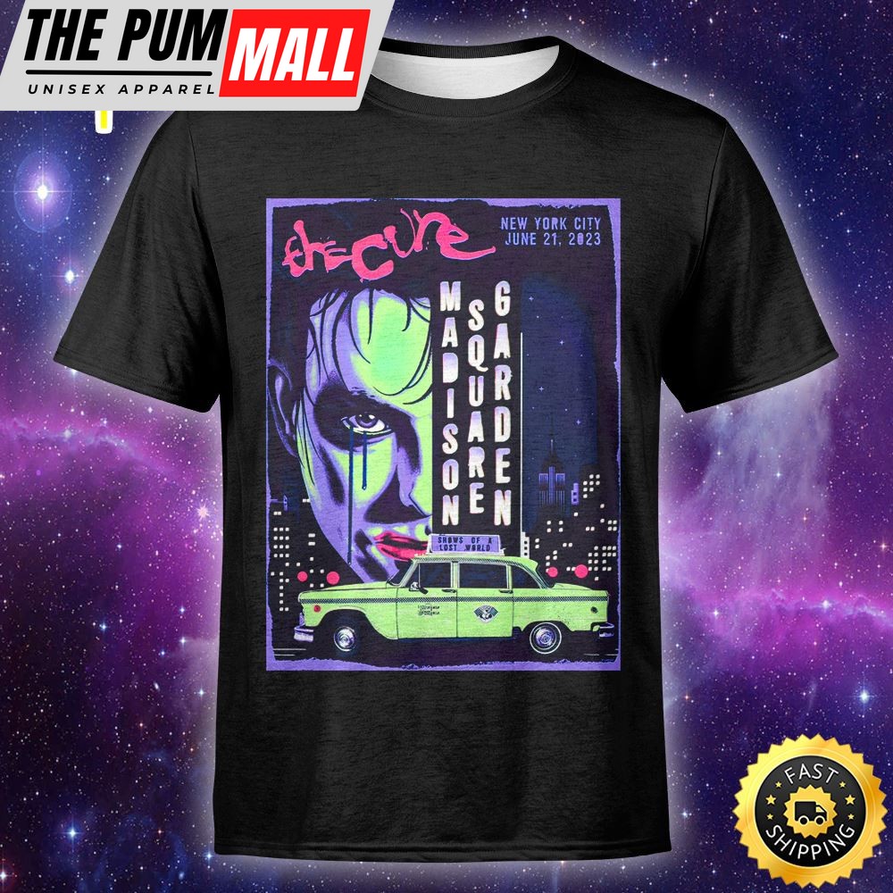 The Cure New York City June 21 Tour 2025 Unisex T-Shirt