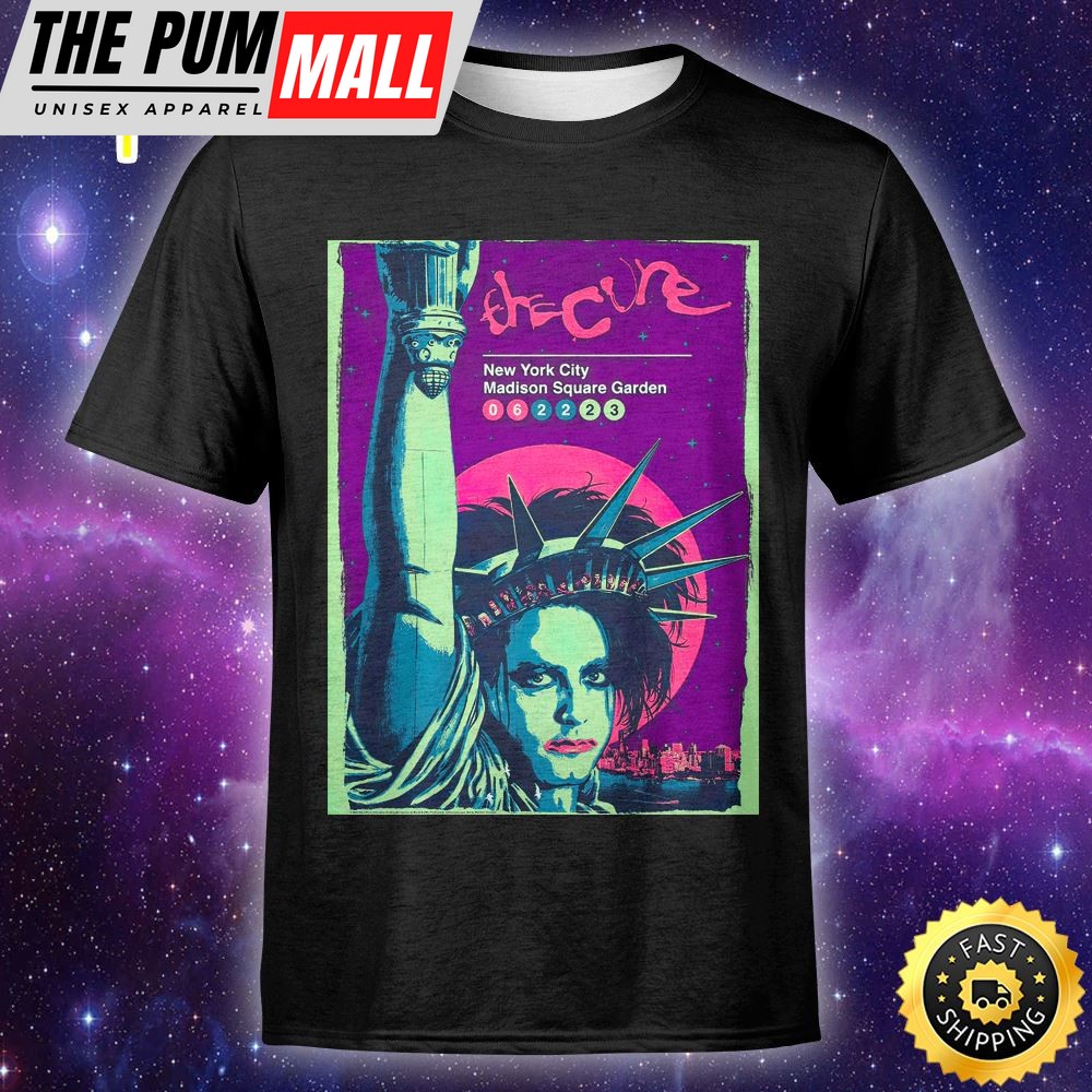 The Cure New York City June 22 Tour 2025 Unisex T-Shirt