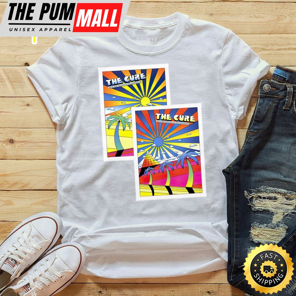 The Cure San Diego May 20 & 21 Tour 2025 Tshirt