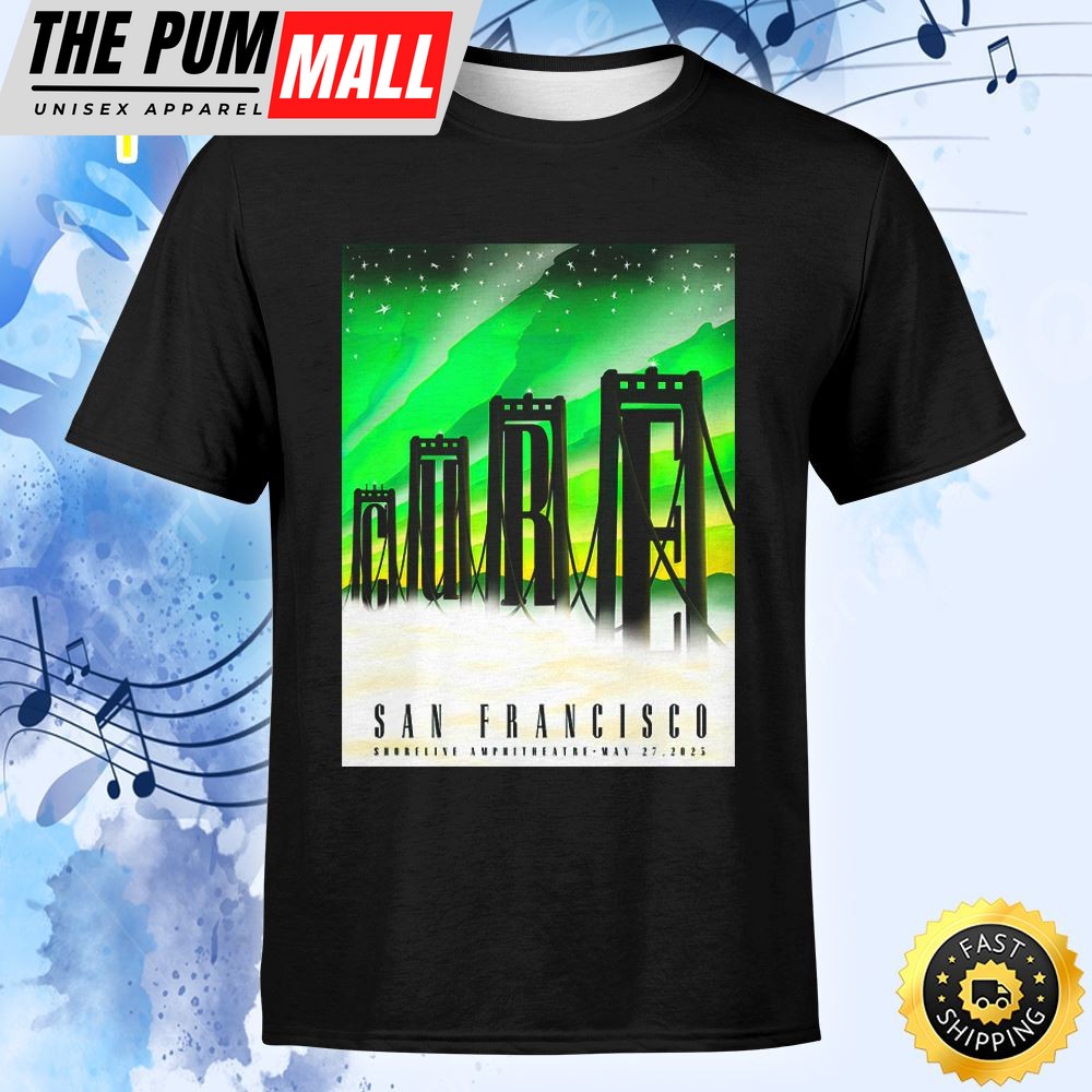The Cure San Francisco May 27 Tour 2025 Tshirt