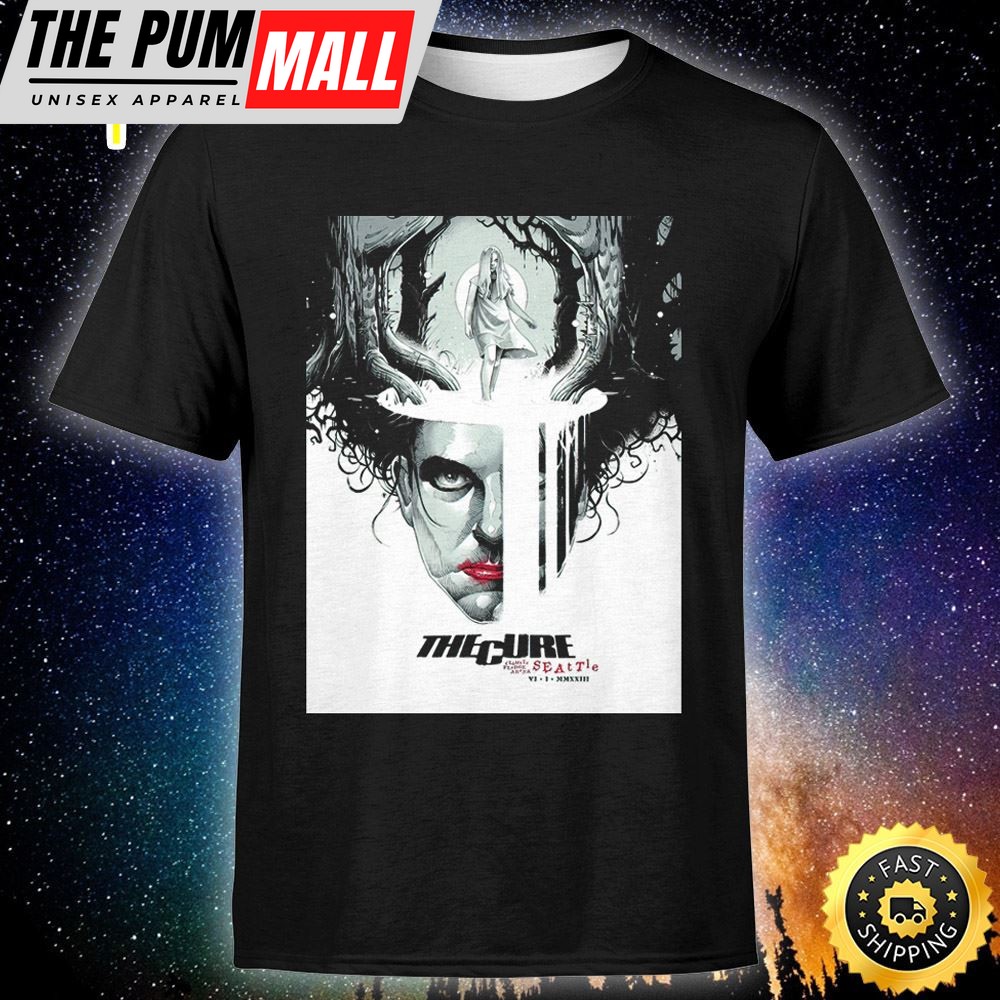 The Cure Seattle June 1 Tour 2025 Unisex T-shirt