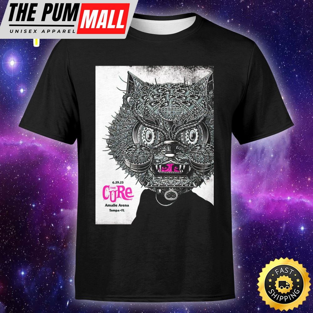 The Cure Tampa June 29 Tour 2025 First Unisex T-Shirt