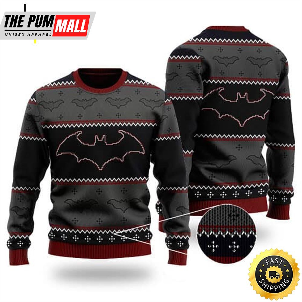 The Dark Knight Batman Ugly Xmas Sweater