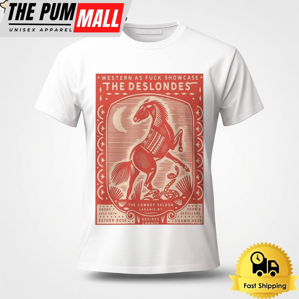 The Deslondes The Cowboy Saloon In Laramie WY On July 2024 Unisex T-Shirt